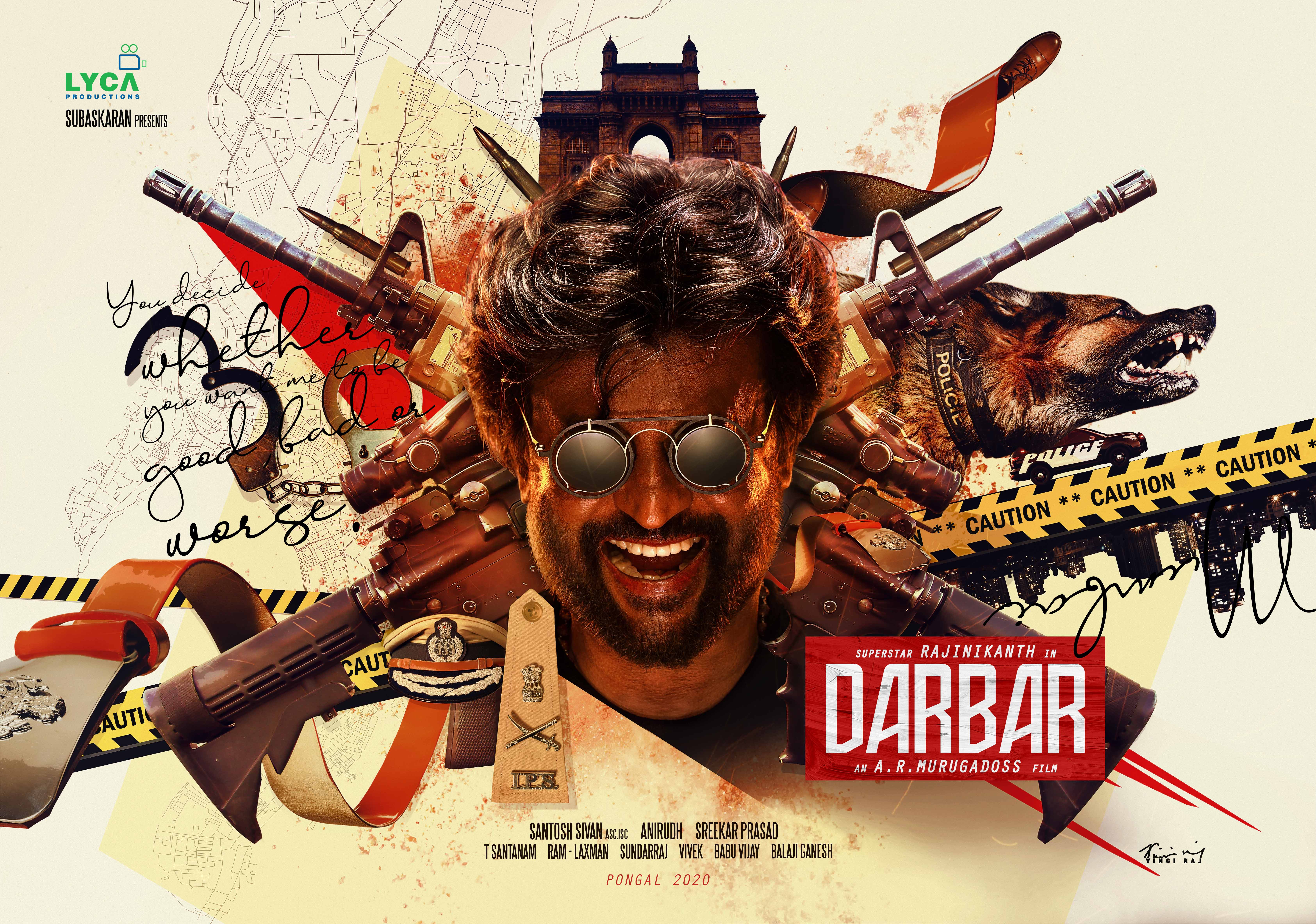 Darbar first look poster