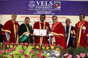 Honorary Doctorate to Nasser by Vels University Stills