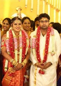KS Ravikumar Daughter marriage images, Maalika wedding stills
