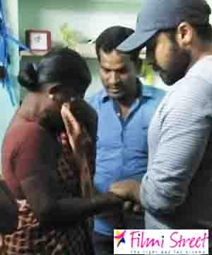 Actor Suriya help to his fans family