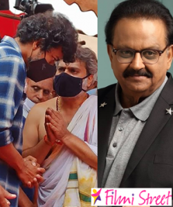 Actor Vijay paid his last respect to late singer SPB