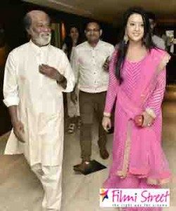 Rajini and Maharastra CM wife meeting