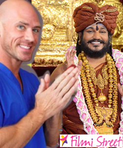 Blue film fame Johnny Sins and Nithyananda photos in Puppy movie