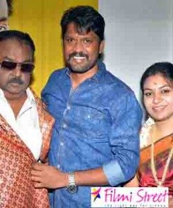 Captain Vijayakanth wishes to new married couple Soundararaja and Tamanna