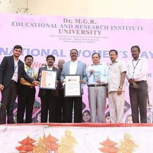 DR MGR University india book of record events photos