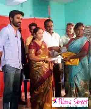Dhanush helped 125 farmers family and sponsor Rs 80 lakhs to them