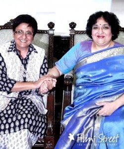 Governor Kiran Bedi and latha rainikanth met