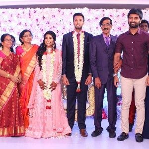 Harish Priya wedding reception photos