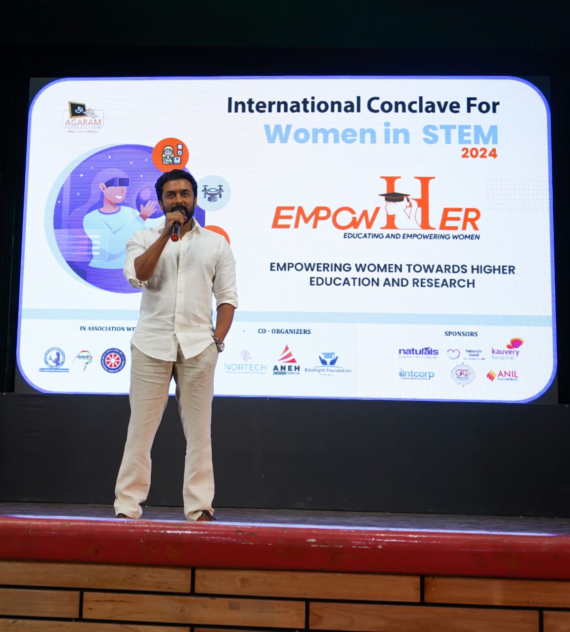 சூர்யாவின் அகரம் பவுண்டேஷன் : STEM துறைகளில் பெண்கள் குறித்து சர்வதேச மாநாடு