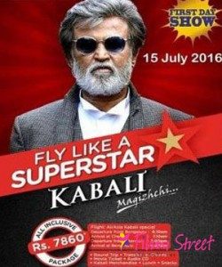 Air Asia Announces Special Kabali First Day Flights