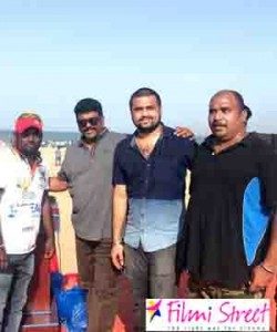 Kuppathu Raja movie team set the norms of cleaning the shores