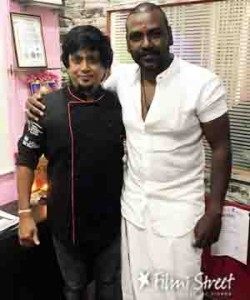 Actor Lawrance with Chef