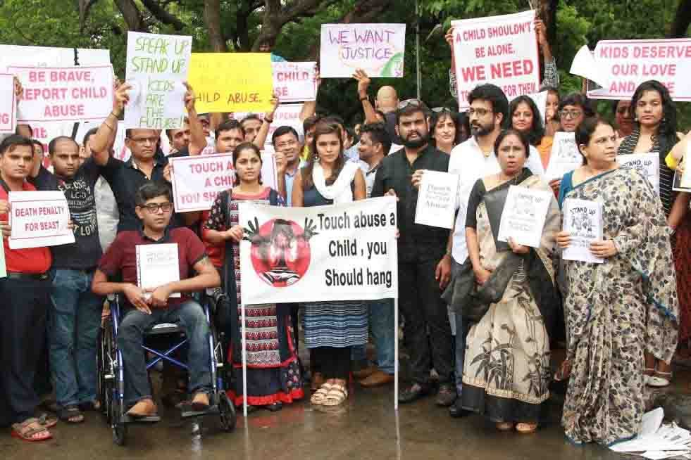 Minor Girl Molestation Case solidarity Protest by Students and Celebrities