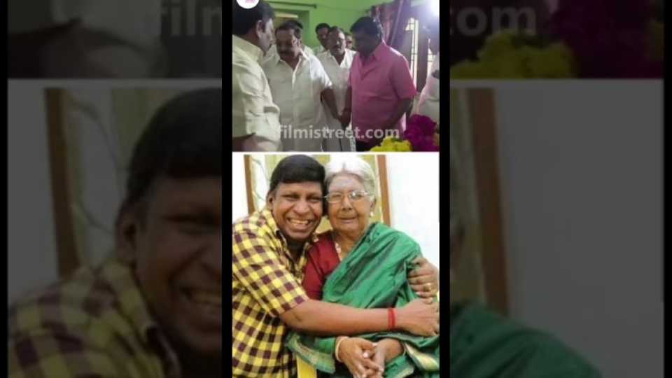 MK Azhagiri paid last respect to Vadivelu mother