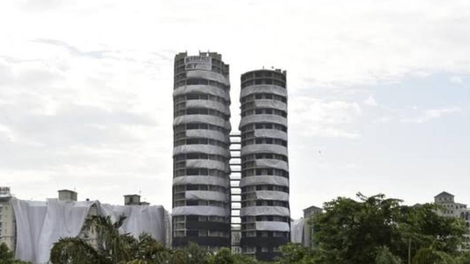 Supertech Twin Towers in Noida were demolished