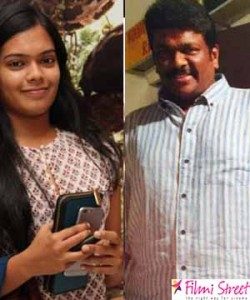 Parthiban with his daughter