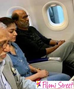 Rajini and Nayanthara flying to Jaipur for Darbar shooting