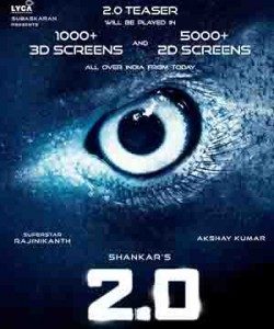 Rajinis 2point0 Teaser released in 6000 screens around India