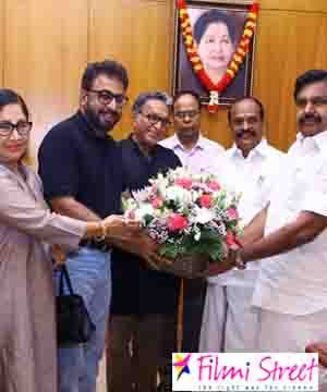Tamil film Nadigar Sangam office bearers met TN Chief Minister